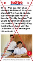 Báo điện tử Tuổi trẻ Thủ đô cần sớm cải chính việc đưa thông tin sai sự thật